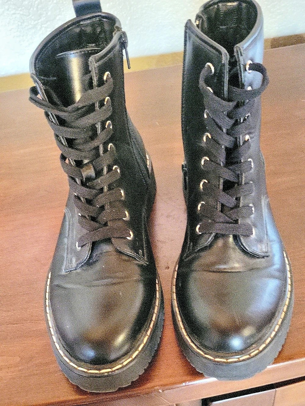 Madden Girl KURRT Black Combat Boots
